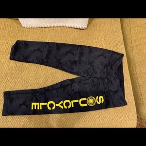 Black camo soul cycle lululemon leggings
